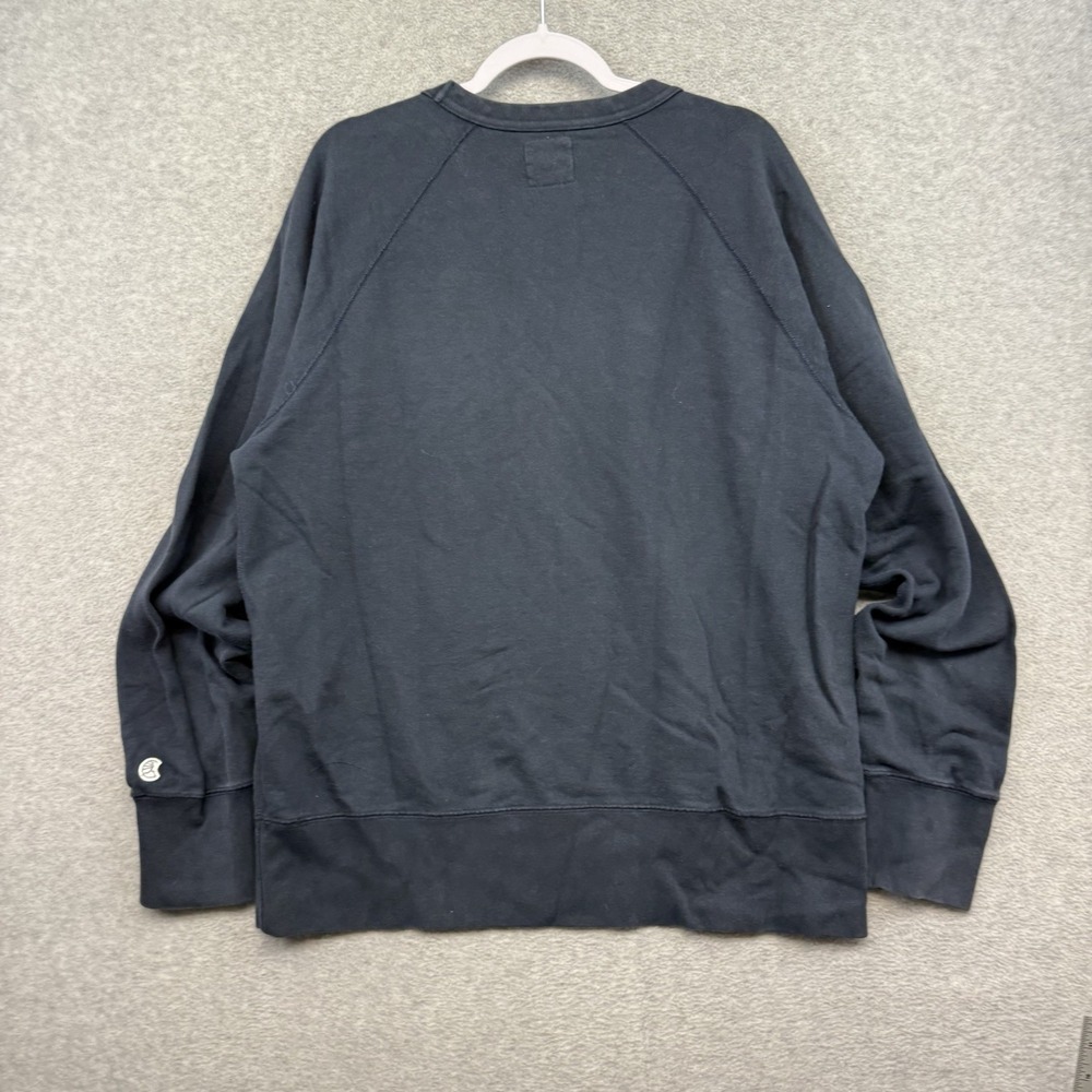 Todd Snyder x Champion Navy Crewneck Sweatshirt Pocket Reverse Weave Men's XL - Picture 7 of 8